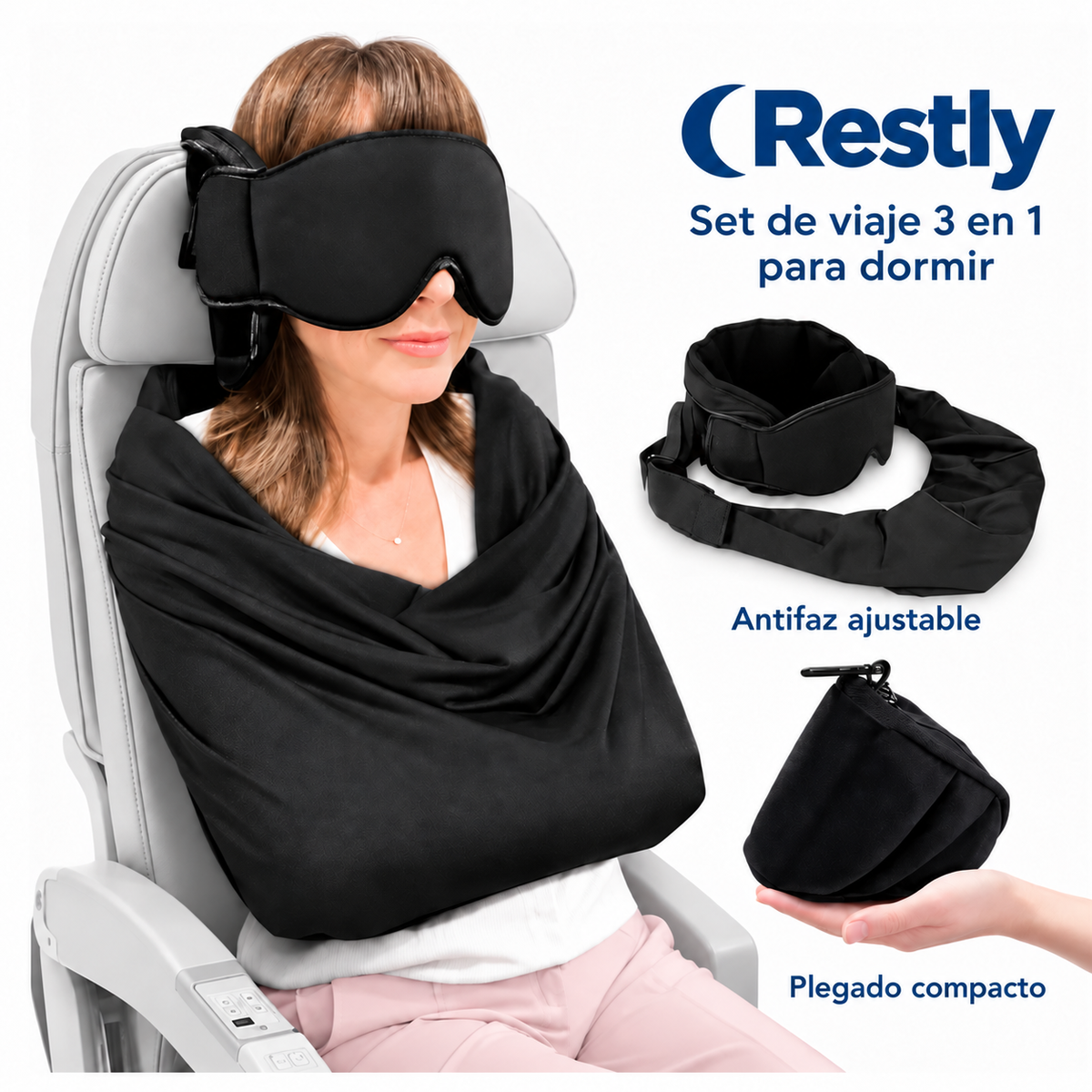 Set de viaje 3 en 1 para dormir